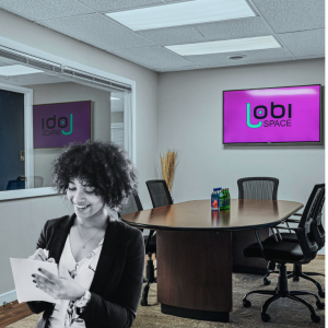 Lobi Space on-demand conference room