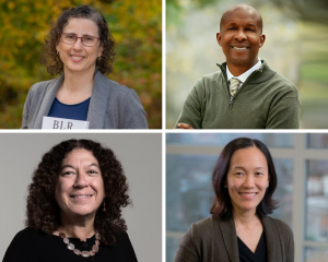A square grid of headshots of Danielle Ofri, Damon Tweedy, Esther Choo, and Perri Klass