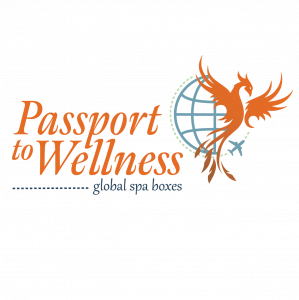 logo contains a phoenix bird in orange with a graph of a globe connected on left side in blue. Globe has an airplane flying upwards