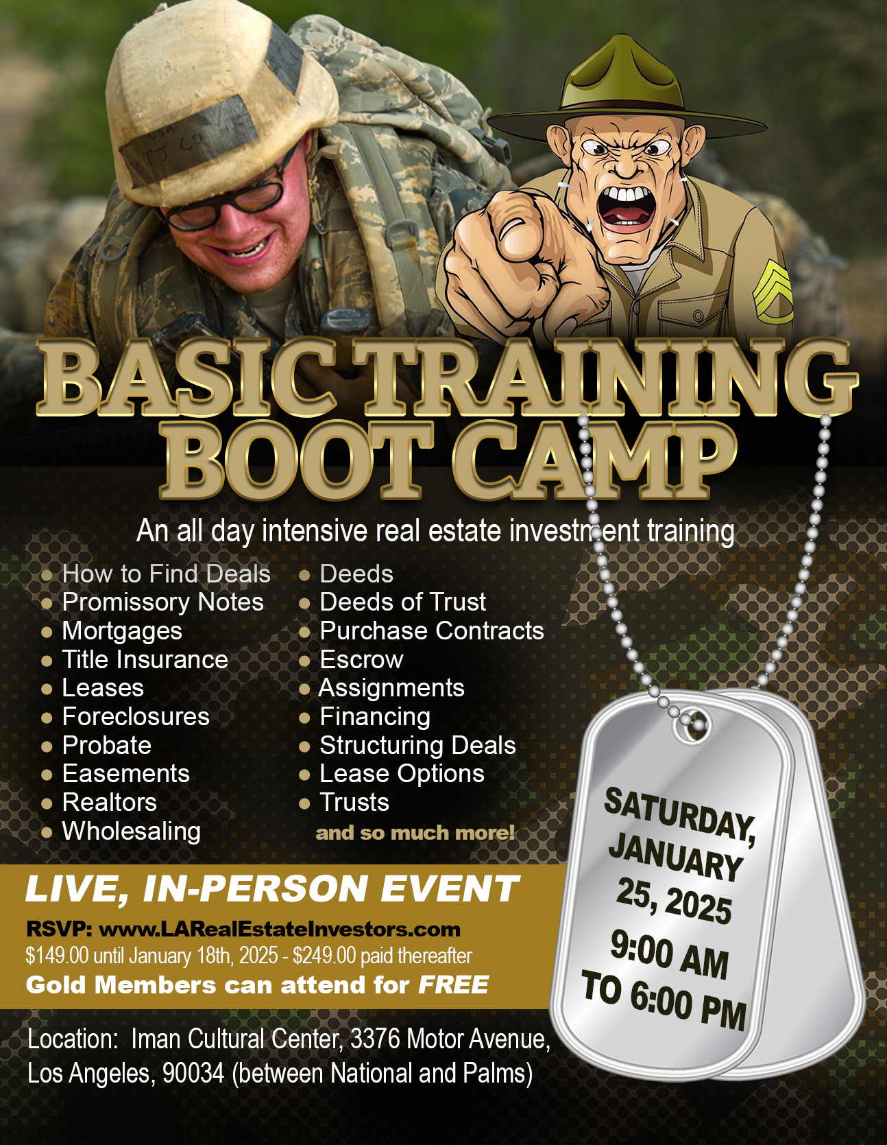 January 25 Boot Camp