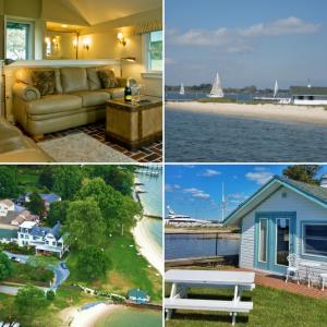 Pictures of a beach cottage in Maryland along the Chesapeake Bay