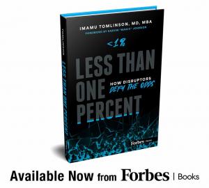 book cover of "Less than One Percent" by Dr. Imamu Tomlinson