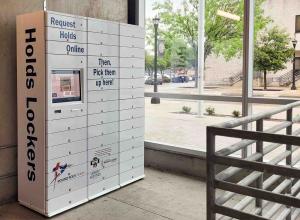 D-Tech's SMART Hold locker installed for Round Rock Public Library, Texas