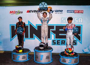 Liam Nachawati placed first at the SKUSA Winter Series in Orlando