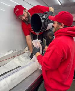 J. Blanton Plumbing technician conducting a trenchless sewer repair, highlighting the company’s skills in energy-saving plumbing techniques, hydro jetting, and emergency plumbing services for Lincoln Park homeowners.