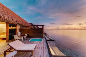 Sunset Water Bungalow with Jacuzzi at Cinnamon Velifushi Maldives