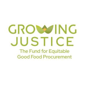 Growing Justice Fund logo featuring the name of the Fund in a green font.