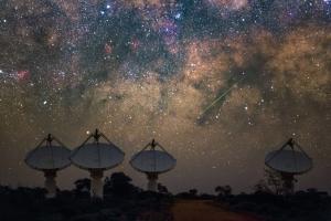 Photo of ASKAP on Wajarri Country