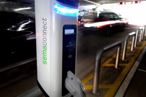 SemaConnect smart electric vehicle charging station