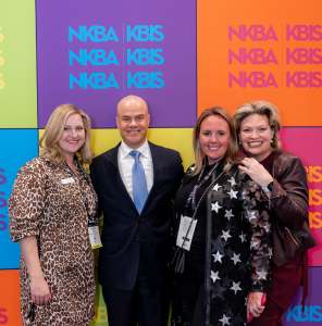 Celebrating the VIP Designer Experience Tour fun with IDS' Maddie Landers, NKBA Bill Darcy, IDS Jenny Cano and Tour Host Wendy Glaister.