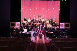 The cast and crew of Natasha, Pierre & The Great Comet of 1812.