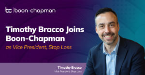 Boon-Chapman welcomes Tim Bracco as Vice President, Stop Loss