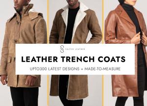 SaltCo Leather Trench Coats Collections