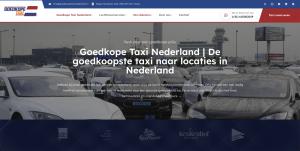 goedkope taxi Nederland website