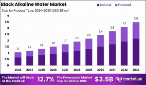 Black Alkaline Water Market size