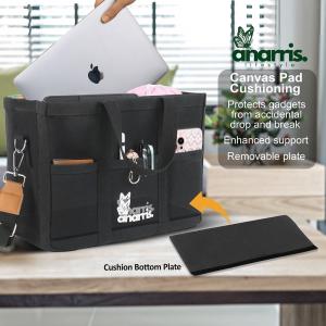 Amazon photographer Tampa Tote Bags Product Listing Photo Showcases Product infographics for Amazon listing on seller central