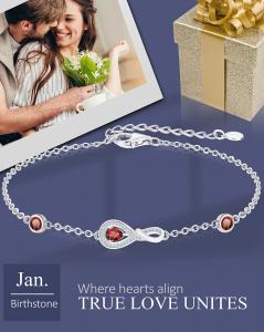 Jewelry listing photo for Miami based FBA seller central client showing product infographics