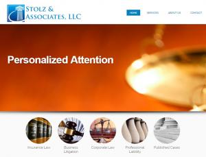 Website of lawyer Jared Stolz in New Jersey