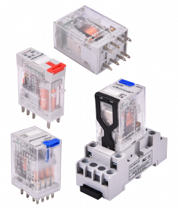 c3controls' Series 200 square base general purpose relays with one socket