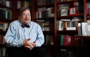 Scientist Dr. Peter Hotez on set of movie