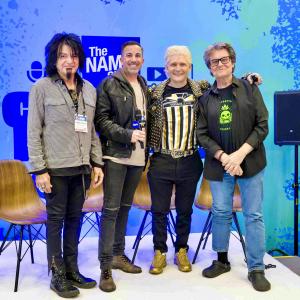 Hosts, Robert Sarzo - Legendary Guitarist & RJ Sarzo - Visionary Entrepreneur with Corey Feldman – Actor, musician and pop culture icon, Scott Page – Saxophonist - Pink Floyd, Supertramp, Toto