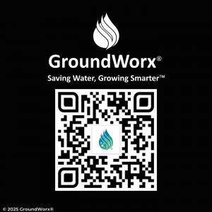 GroundWorx Logo and QR code