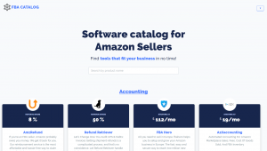 FBA Software Catalog For Amazon Sellers