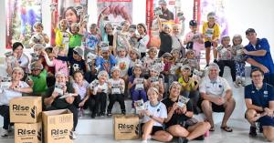 BSM Students pose with Rise Against Hunger