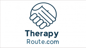 TherapyRoute Logo - Supportive Holding Hands