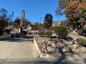 Photograph of Altadena home after Eaton Fire