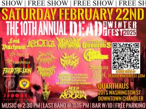 Dead of Winter Fest 2025 Flyer