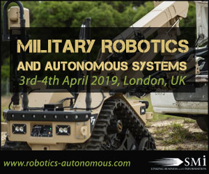 SMi’s Military Robotics and Autonomous Systems conference 2019