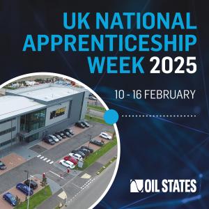 UK National Apprenticeship Week image with Oil States supportive logo