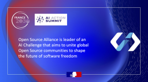 Open Source Alliance is leader of an AI Challenge that aims to unite global Open Source communities to shape the future of software freedom.