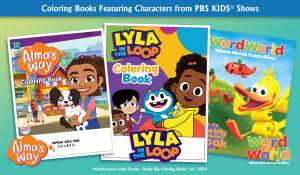 Coloring Books Featuring Characters from PBS KIDS® Shows