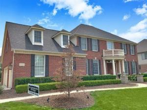 2 story red brick home in Ann Arbor Mi