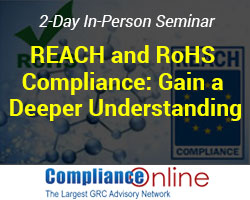 REACH and RoHS Regulation