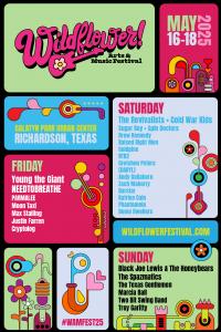 2025 Wildflower! Arts & Music Festival Poster