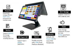 The Features of PT2800 POS styem 