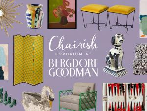 Discover The Chairish Emporium at Bergdorf Goodman—a curated 3-month pop-up featuring beloved vintage dealers and exclusive art. Open now through May 5.