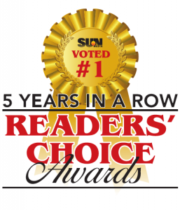 Readers' Choice Awards Winner 5 Years in a Row