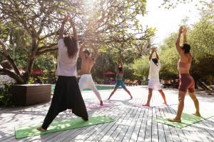 Yoga at the resorts