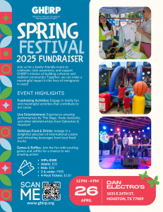 2025 GHIRP Spring Festival Fundraiser Flyer