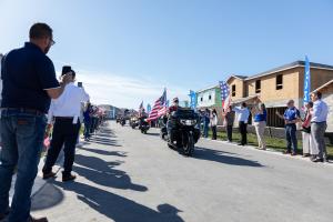 Patriot Guard Riders Drive Through Wylder