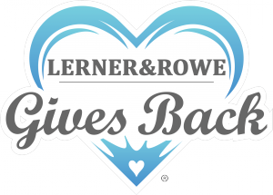 Lerner and Rowe Gives Back reg logo