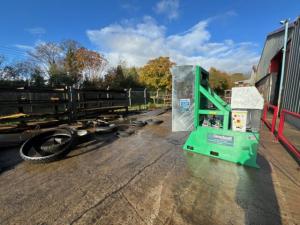 Tyre Cutting and recycling machinery Gradeall