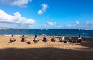 See Yoga Retreats Beach Meditation Class in Gran Canaria Canary Islands