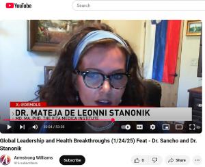 Armstrong Williams Interview of Dr. Mateja de Leonni Stanonik about Alzheimer's.