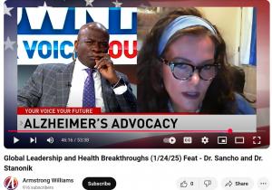 Armstrong Williams Interview of Dr. Mateja de Leonni Stanonik about Alzheimer's.