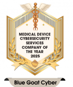 Blue Goat Cyber - Medical Device Cybersecurity Services Company of the Year 2025